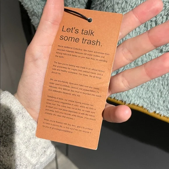 GIRLFRIEND COLLECTIVE | NWT Ice Recycled Half-Zip Fleece - Picture 6 of 7